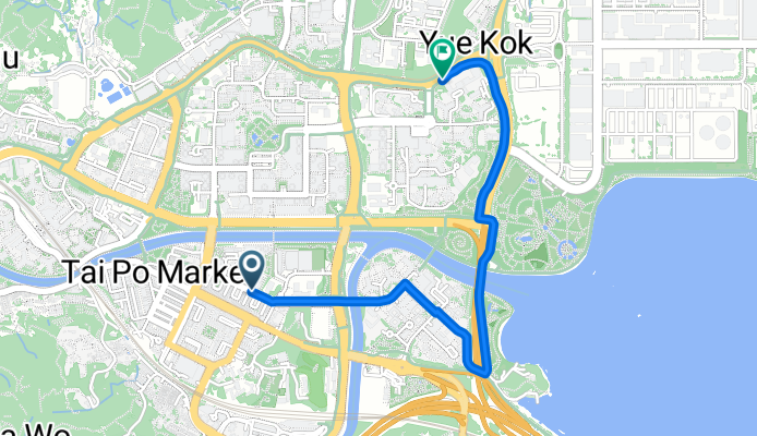 寶湖道, 大埔 to 安埔路, 太和