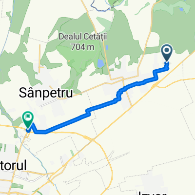 Strada Lacurilor, Hărman to DN1K, Sânpetru