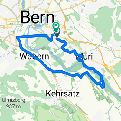 Elfenauweg, Bern nach Thunstrasse, Bern