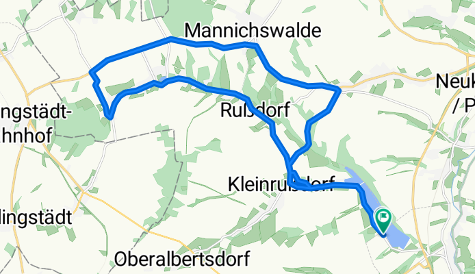 Route nach Werdau
