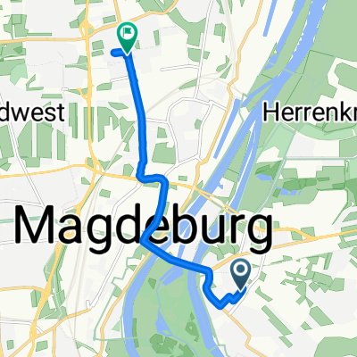 Luxemburgstraße, Magdeburg nach Lübecker Straße, Magdeburg