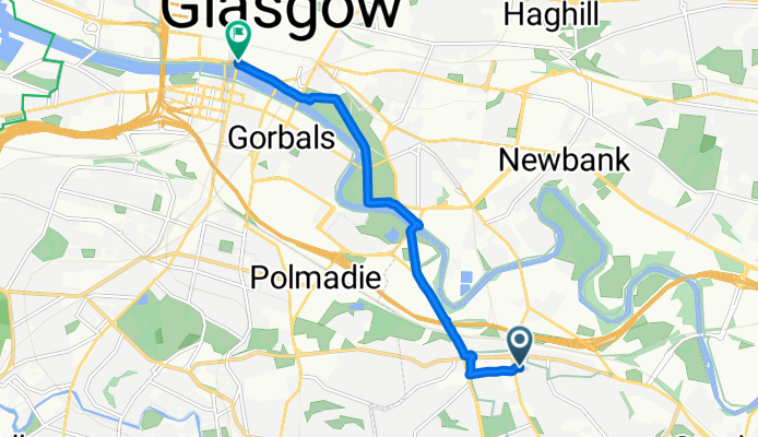 Hamilton Road, Glasgow to Clyde Street, Glasgow