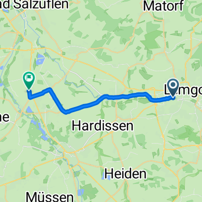 Steinweg, Lemgo nach Wettbreden, Bad Salzuflen