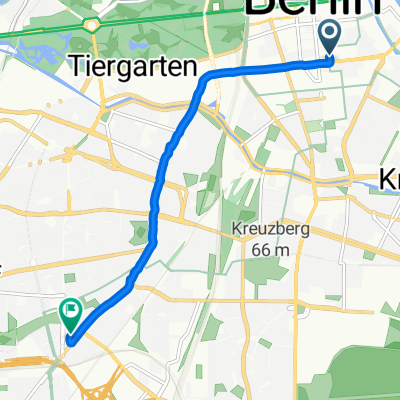 Leipziger Straße, Berlin to Koburger Straße, Berlin