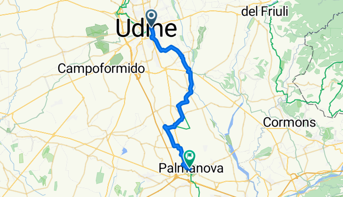 Udine bis Palmanova