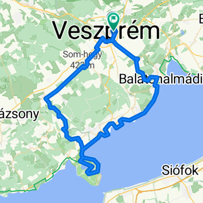 Budapest út 39, Veszprém - Bartók Béla utca 6, Veszprém