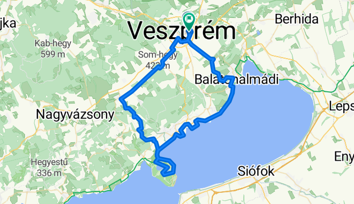 Budapest út 39, Veszprém - Bartók Béla utca 6, Veszprém