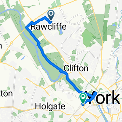 Coningham Avenue, York to Micklegate, York