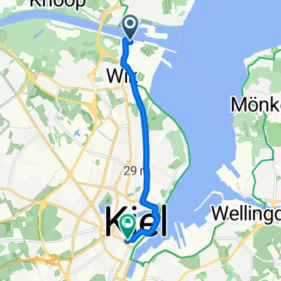 Am Kiel-Kanal, Kiel nach Lange Reihe, Kiel