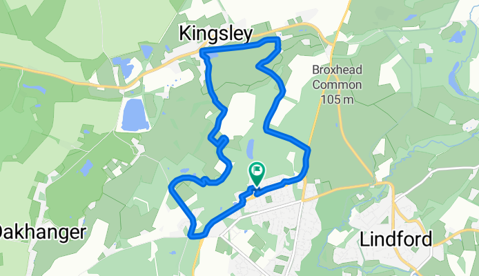 Eric Tubb Road, Bordon to Eric Tubb Road, Bordon