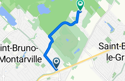 Route in der Bikemap App öffnen