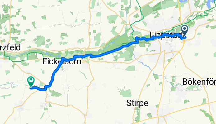 Am Siek, Lippstadt nach Ahseweg, Bad Sassendorf