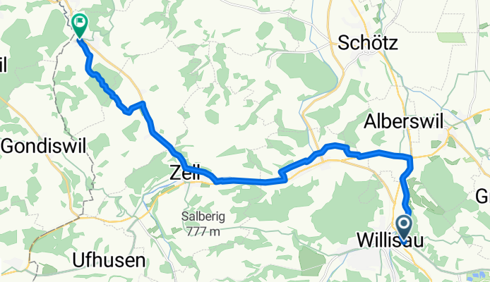 Luzerner Hinterland-Rigi - Etappe 1