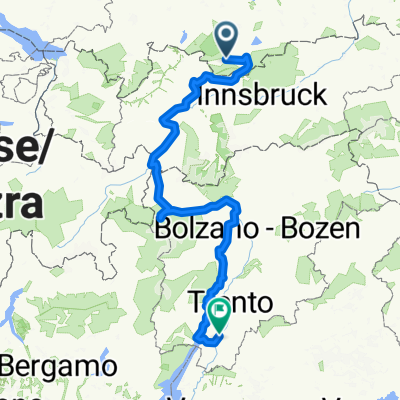 Mittelschwerer Alpencross X10 via Brenta Dolomiti Aktualisiert am 15.09.2015