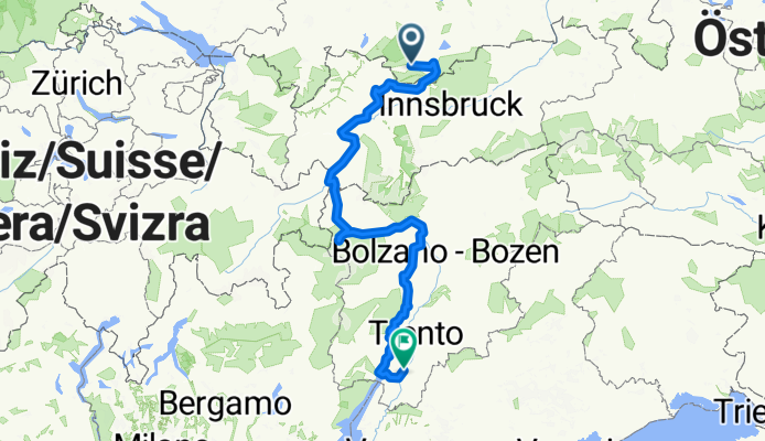Mittelschwerer Alpencross X10 via Brenta Dolomiti Aktualisiert am 15.09.2015