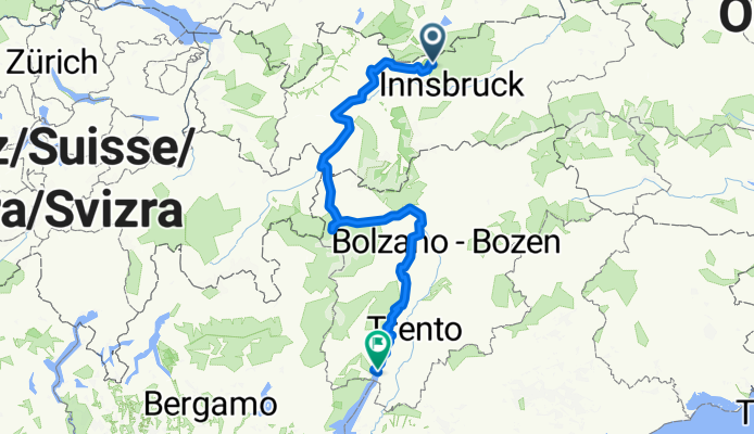 Mittelschwerer Alpencross X10 via Brenta Dolomiti Aktualisiert am 15.09.2015