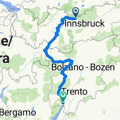 Mittelschwerer Alpencross X10 via Brenta Dolomiti Aktualisiert am 15.09.2015