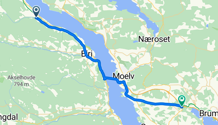 Nasjonal sykkelrute 7: Lillehammer–Brumunddal