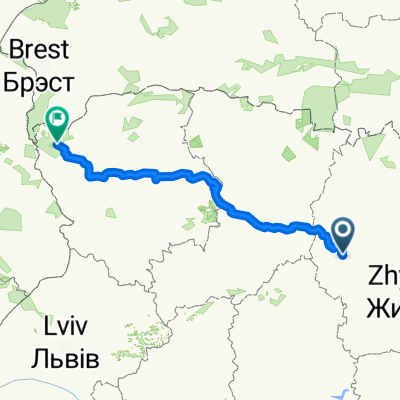 вулиця Гетьмана Сагайдачного to вулиця Незалежності