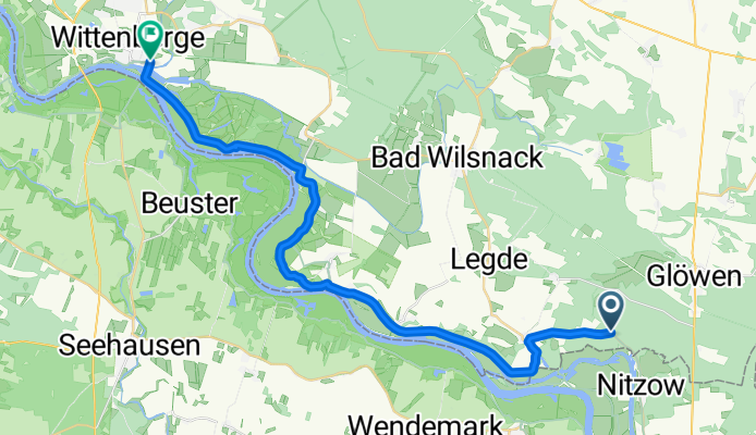 Elberadweg [Abschnitt G] Wittenberge - Havelberg [rechtselbisch]