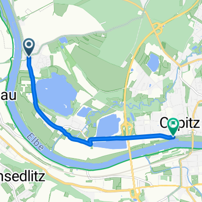 D10 Elberadweg: Heidenau – Pirna (Abschnitt O, rechtselbisch)
