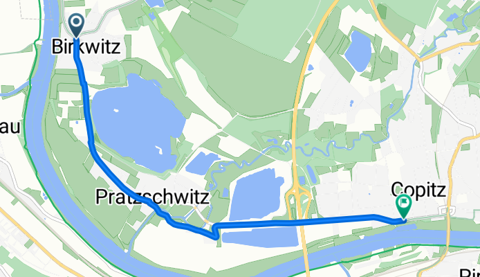 D10 Elberadweg: Heidenau – Pirna (Abschnitt O, rechtselbisch)