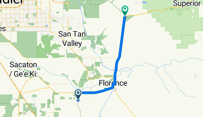 90: Coolidge to Gold Camp