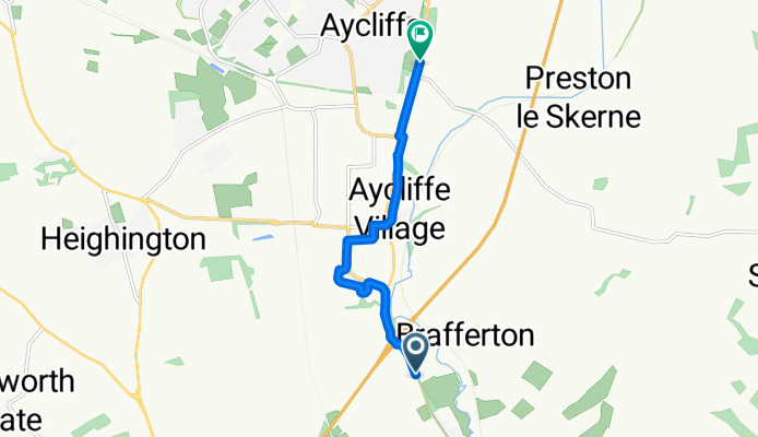 Great North Cycleway: Coatham Mundeville to Newton Aycliffe