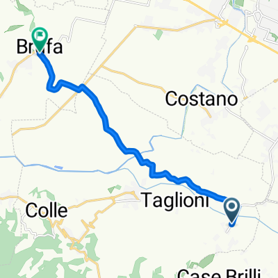 Possible route to Brufa