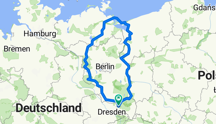 Route in Kamenz