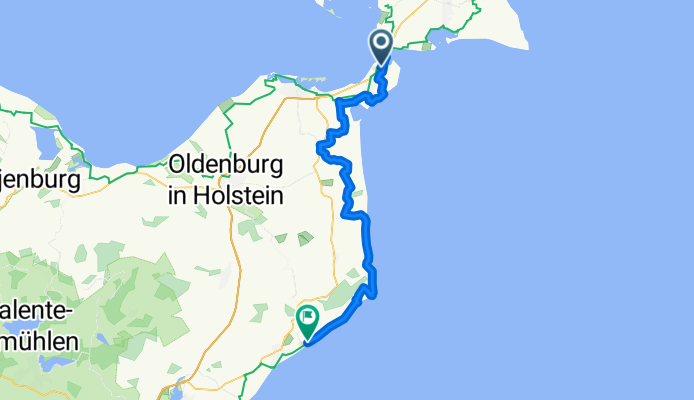 D2 Ostseeküsten-Radweg: Grömitz – Großenbrode