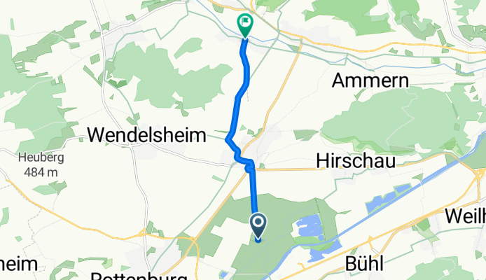 Deutsche Fachwerkstraße Abschnitt Pfäffingen - Zwiefaltendorf