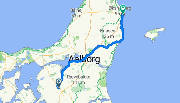 Aars nach Rådhus Alle, Frederikshavn