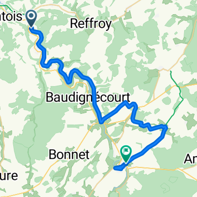 Véloroute 52 - Saint-Amand-sur-Ornain to Void-Vacon