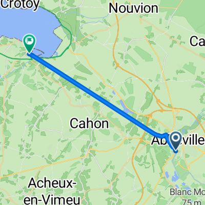 Véloroute de la Somme à la Marne: Saint-Valery-sur-Somme → Abbeville
