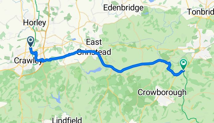 NCN 21: Langley Green to Rusthall