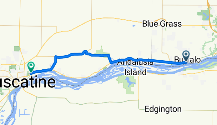 Mississippi River Trail: Buffalo to Muscatine