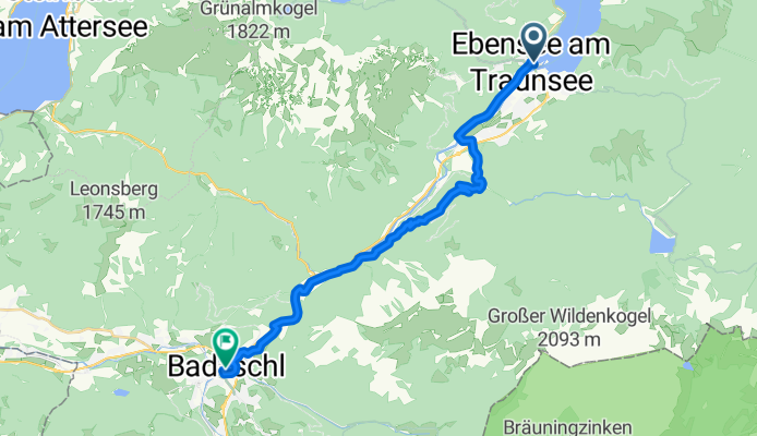 BergeSeen eTrail S800 Stage 08: Bad Ischl–Ebensee