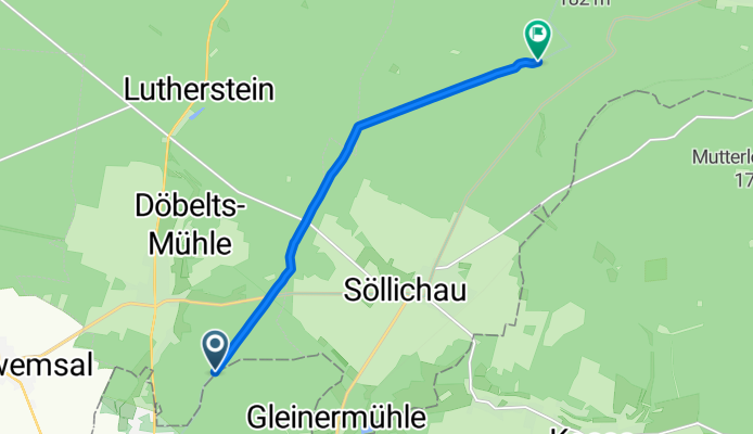 Radroute Berlin–Leipzig: Bad Düben → Bad Schmiedeberg