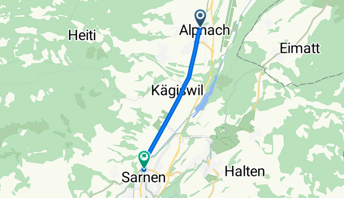 Alpenpanorama-Route: Alpnach–Sarnen