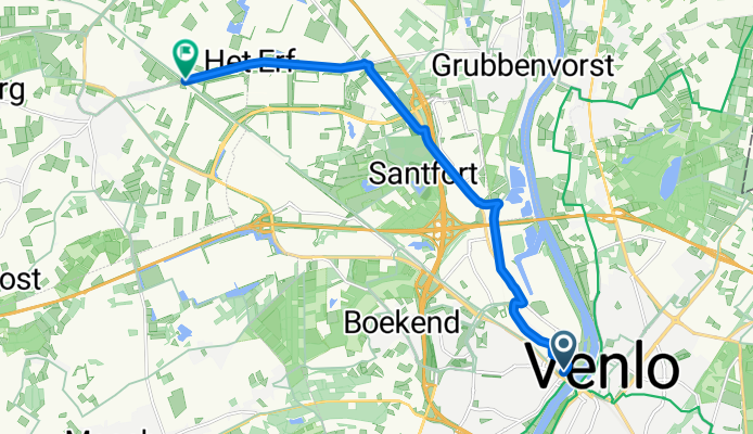 Greenport Bikeway - noordelijke route