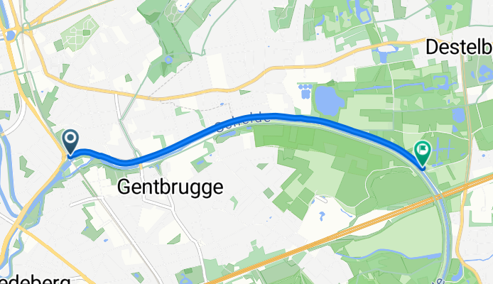 F403 Fietssnelweg Gent- Destelbergen (via Schelde)