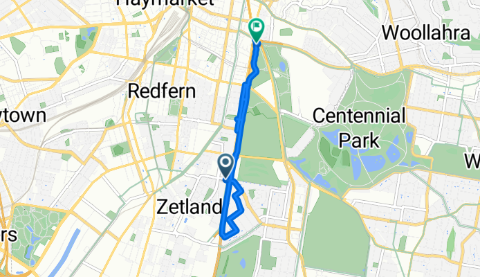 M1 Alternative (Paths): Alexandria to Darlinghurst