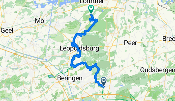 Kempenroute 2: Houthalen to Lommel