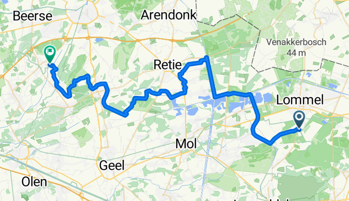 Kempenroute 3: Lommel – Vosselaar