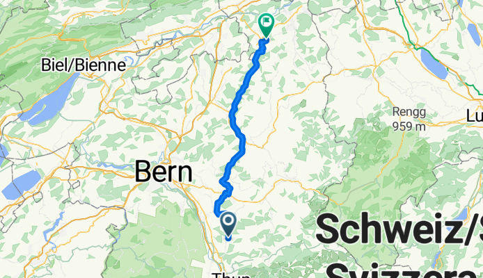 Mittelländer Hügelroute - Etappe 1