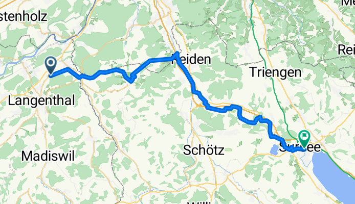 Mittelländer Hügelroute - Etappe 2