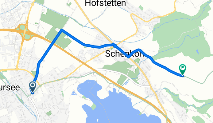 Mittelländer Hügelroute - Etappe 3