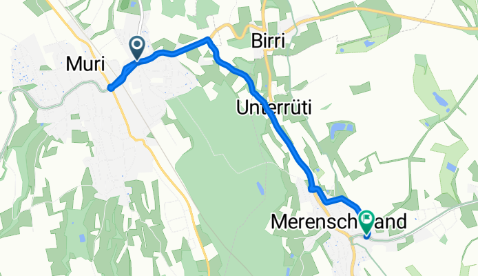 Mittelländer Hügelroute - Etappe 4