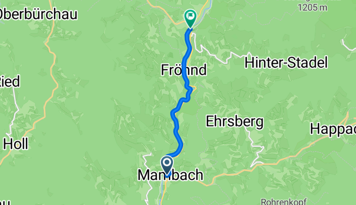 Radwanderweg Wiesental: Zell im Wiesental – Wembach